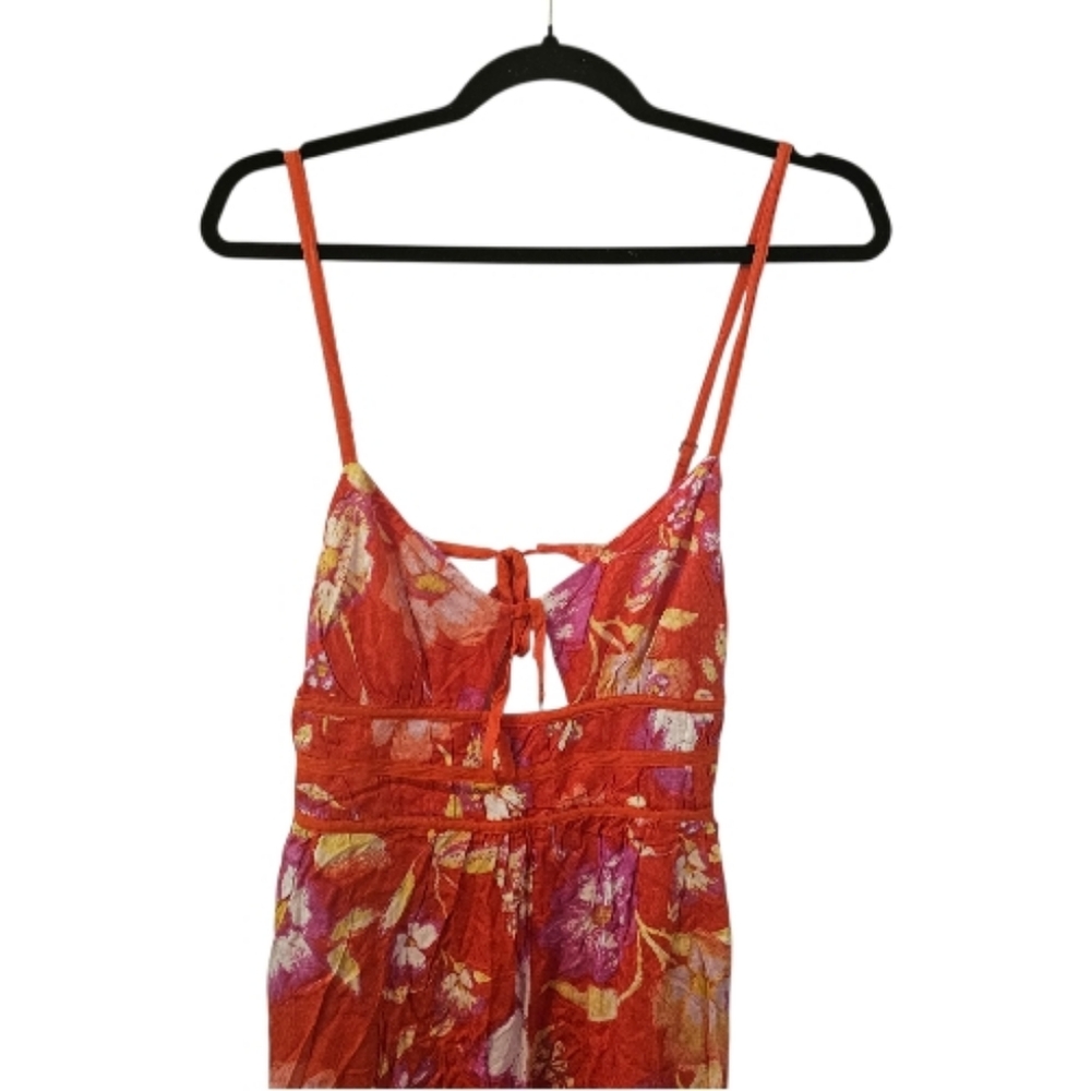 Multi-Coloured Free People Women's Printed Wisteria Maxi Dress - Picture 2 of 9